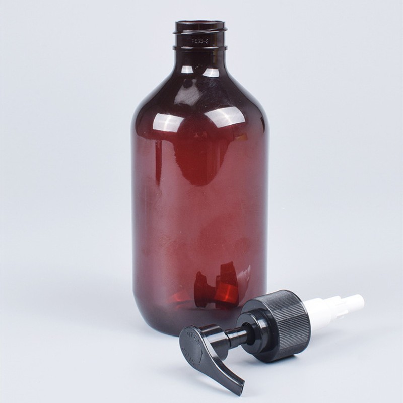 Boston Round Bottle Supplier - 150ml 250ml 500ml Amber Shampoo Conditioner Shower Gel Bottle