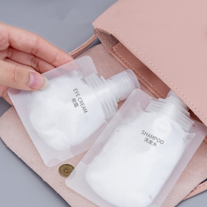 Liquid Soap Pouch Supplier - Small Travel Hand Liquid Detergent Foam Soap Dispenser Refill