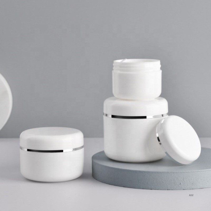 Large Cream Jar Factory - 250ml 8oz White PP Recycled Hair Oil Hair Gel Body Care Jar