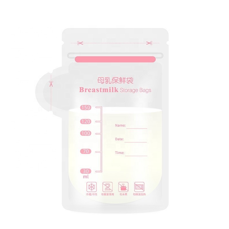 Breastmilk Storage Bag Factory - 200ML/7OZ BPA FREE Leak Proof Baby Food Standing up Pouch