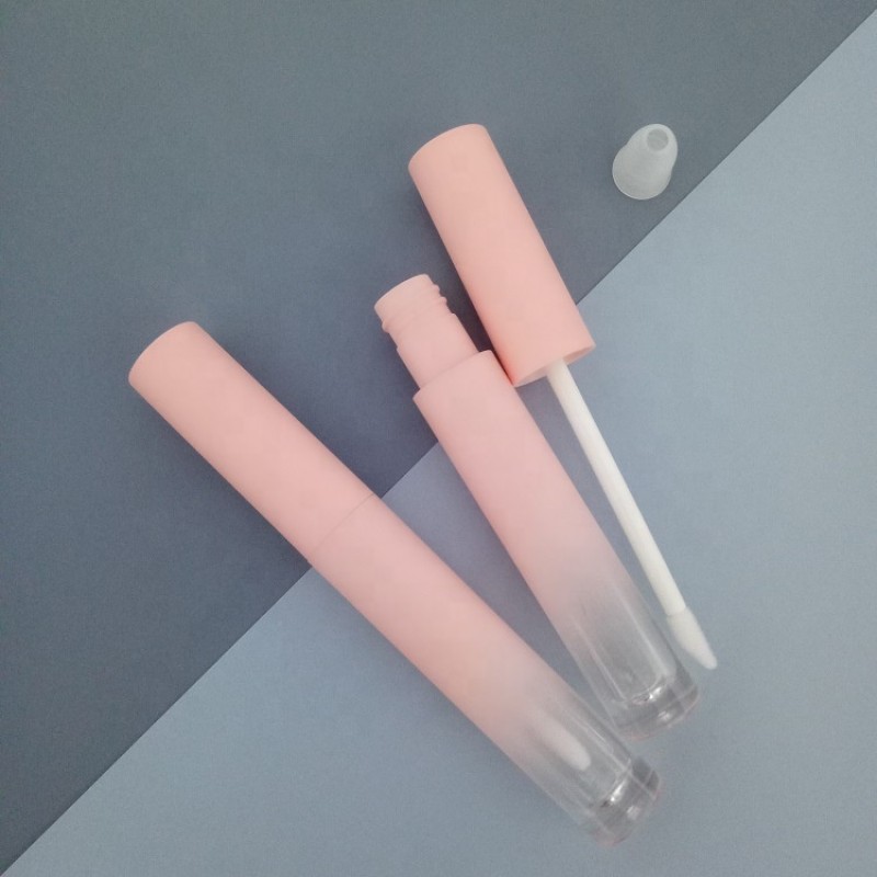 Lip Gloss Tube Factory - 3.5ml Gradient Black Pink Lip Gloss Container Wand Tube