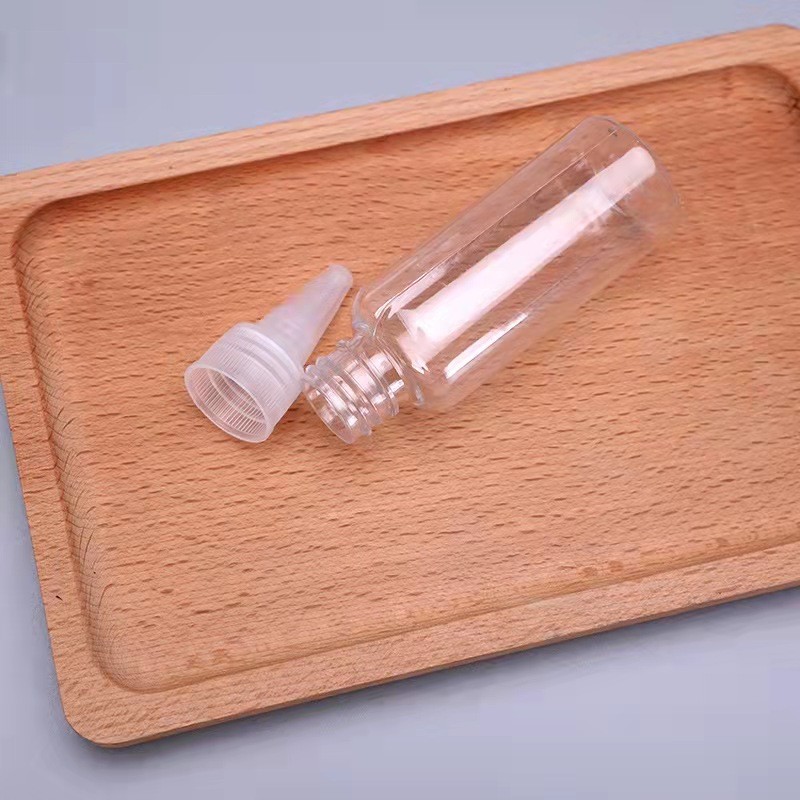 Pointed Mouth Bottle Factory - 50ml-80ml PET Plastic Hair Oil Ink Glue Squeeze Bottle