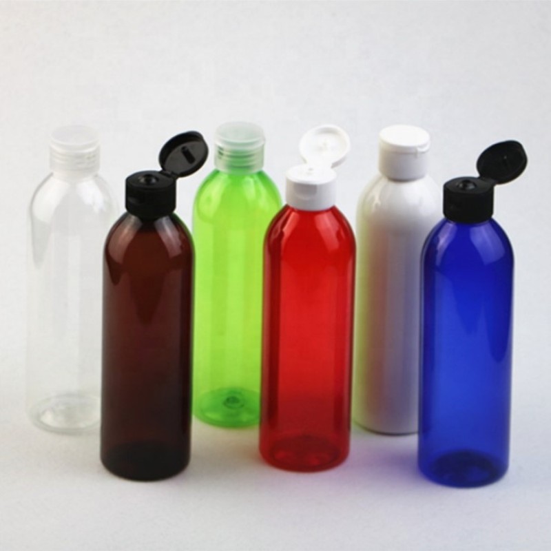 Flip Cap Bottle Supplier - 30ml 50ml 100ml White PET Transparent Cosmetic Packaging