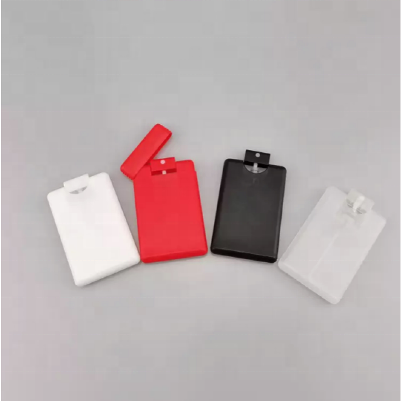 Credit Card Spray Bottle Factory - 20ml Plastic Perfume Hand Sanitizer Mist Sprayer