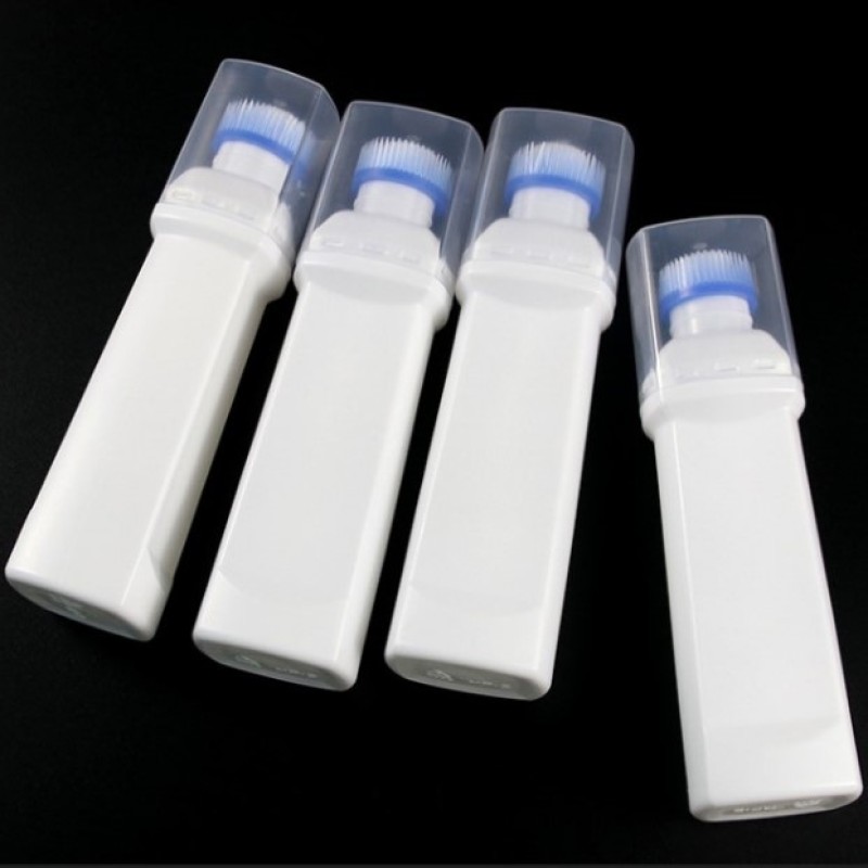 Shoe Polish Bottle Factory - 75ml 100ml Empty Plastic Bottle for Shoe Polish with Sponge