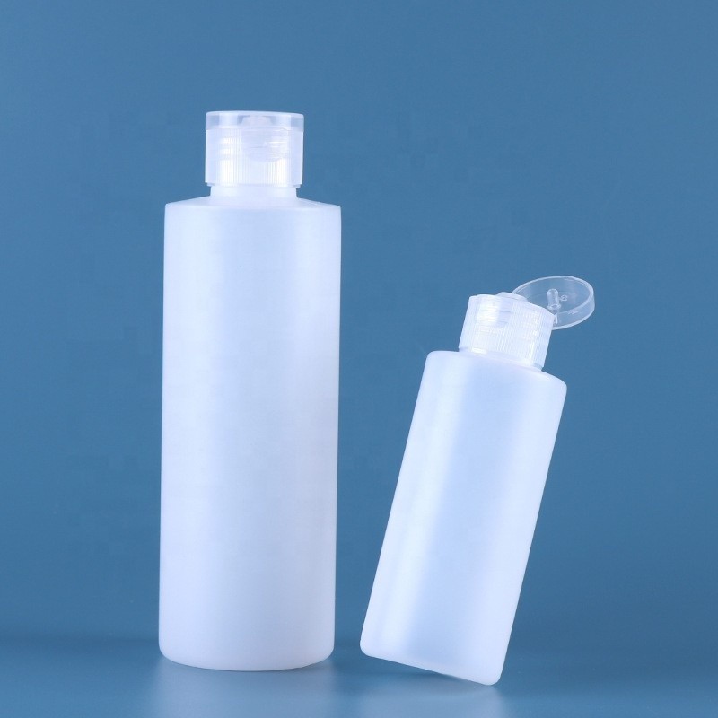 Squeeze Bottle Supplier - 200ml HDPE Plastic Lotion Bottle with Flip Top Screw Cap