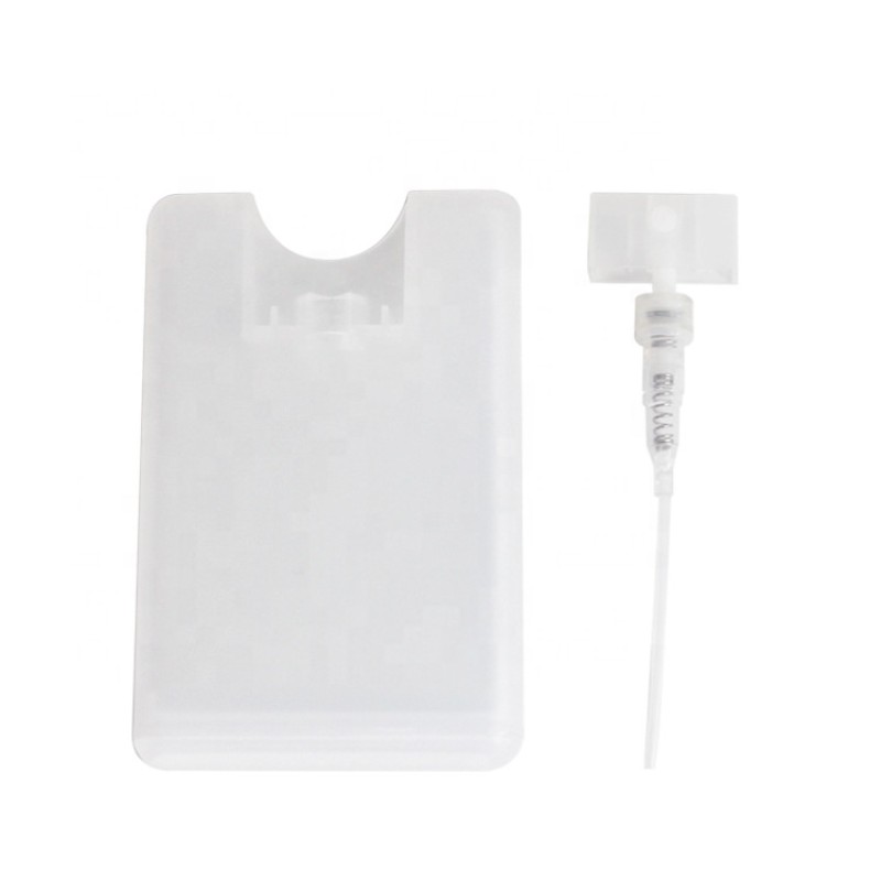 Credit Card Spray Bottle Supplier - 20ml Fine Mist Pocket Size Ready to Ship Cleaning Bottle