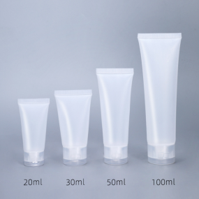 Face Wash Tube Supplier - 50ml Plastic Hand Cream Pet Transparent Clear Toothpaste Tube