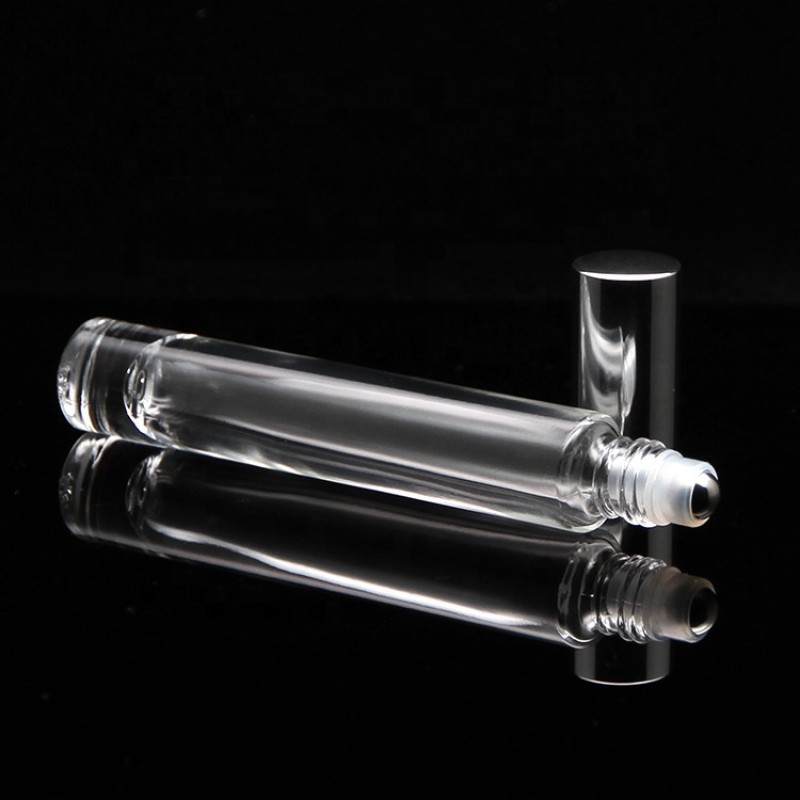 Perfume Roll on Bottle Manufacturer - 10ml Round Square Long Tube Refillable Lip Oil Bottle
