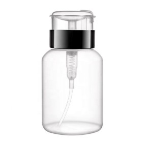 Toner Dispenser Bottle Supplier - 250ml Empty Facial Toner Press Push Down Nail Polish Remover