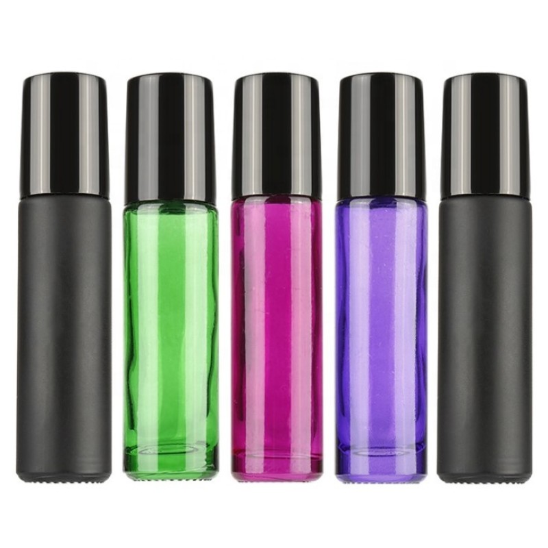Glass Roll on Bottle Supplier - 5ml-15ml Empty New Glass Perfume Roller Lip Oil Container