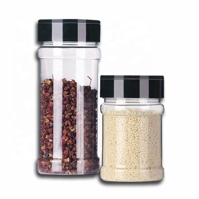 Spice Packaging Jar Supplier - Wholesale Kitchen Pepper Powder Spice Jar with Label Packaging
