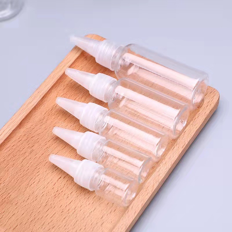 Pointed Mouth Bottle Factory - 50ml-80ml PET Plastic Hair Oil Ink Glue Squeeze Bottle