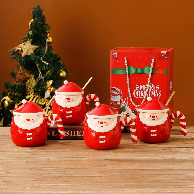 Set Ceramic Mug Factory - Independent New Design Set Ceramic Mug for Christmas Coffee Cups