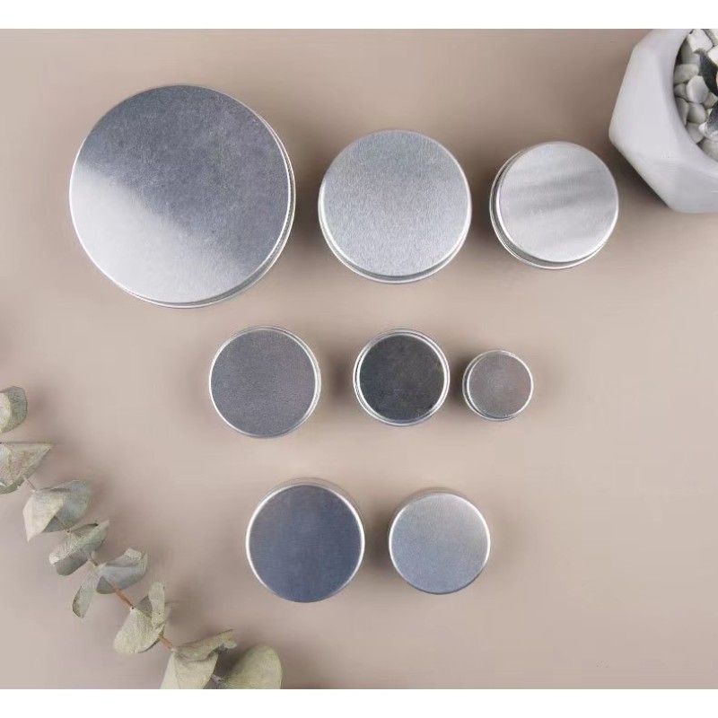 Aluminum Can Jar Supplier - 5ml-1000ml Round Cosmetic Containers Tin Metal Cream Jar with Lid