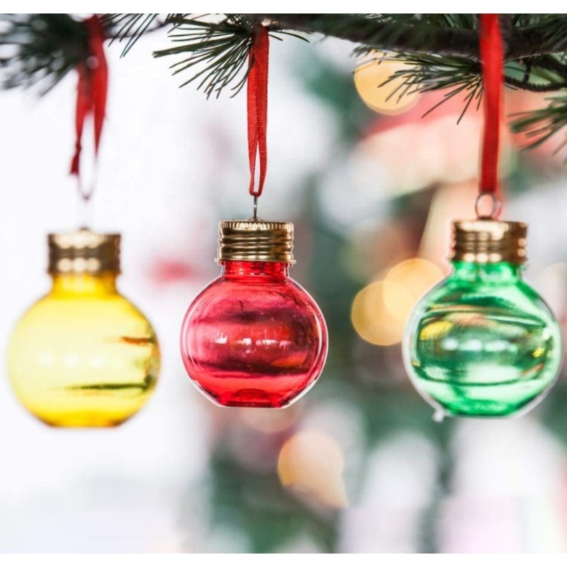 Booze Ball Factory - 50ml Hanging Booze Balls Christmas Tree Ornaments Spirit Shot Alcohol