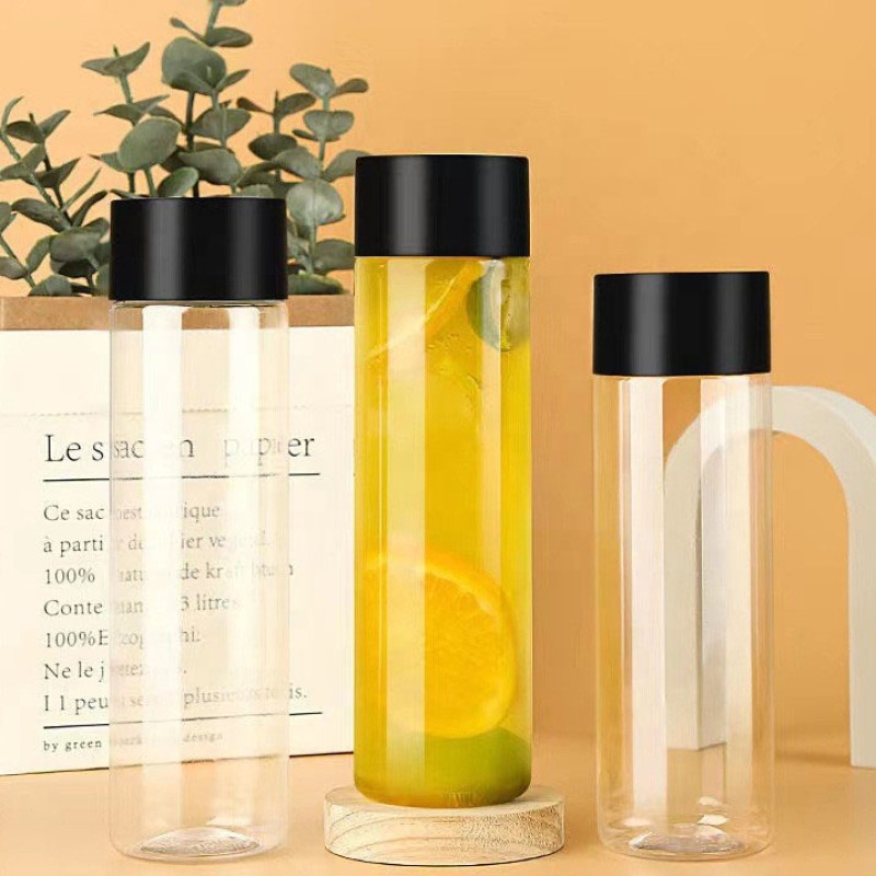 Milk Tea Bottle Manufacturer - 300ml-500ml PET Plastic Cold Brew Coffee Square Juice Smoothies