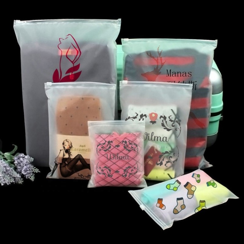 Resealable Ziplock Bag Factory - 2535cm Eco Friendly Zipper Clothes Packaging Matte Frosted Bag