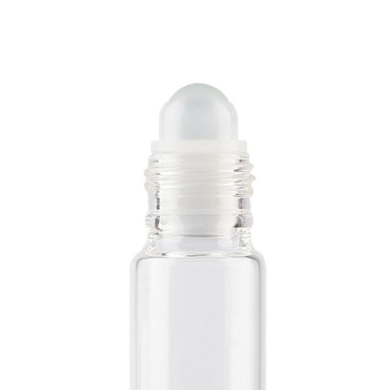 Roll on Bottle Factory - 5ml 10ml Clear Color Glass Essential Oil Plastic Roller Ball Bottle