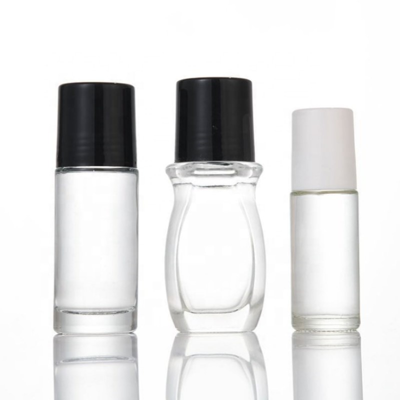 Deodorant Container Supplier - 30ml 50ml Cylinder Roll on Arabic Essential Oil Glass Bottle