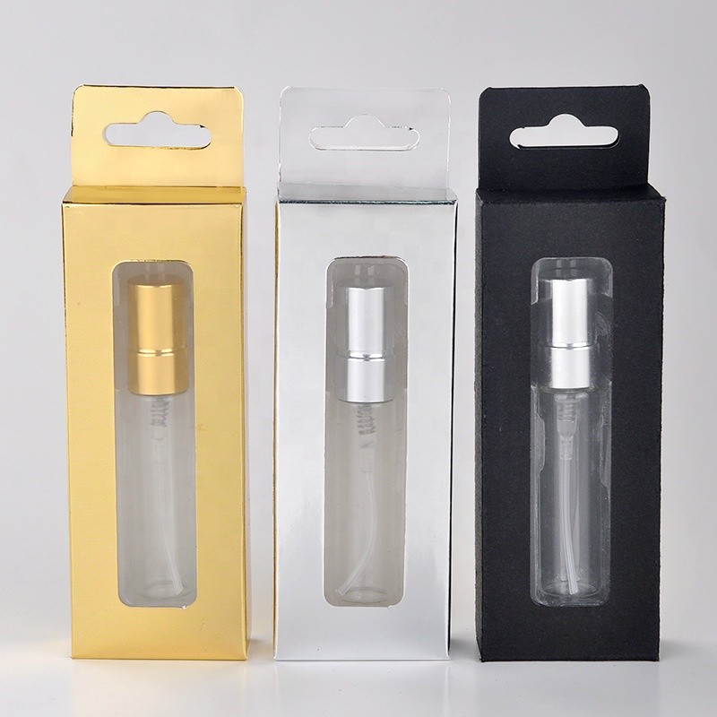 Perfume Bottle with Box Manufacturer - Customized Logo Color Paper Package 5ml 10ml Empty