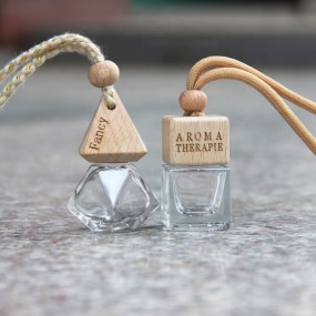 Diffuser Bottle Manufacturer - 10ml Empty Diffuser Vent Air Freshener Oil Bottle Hanging Cap