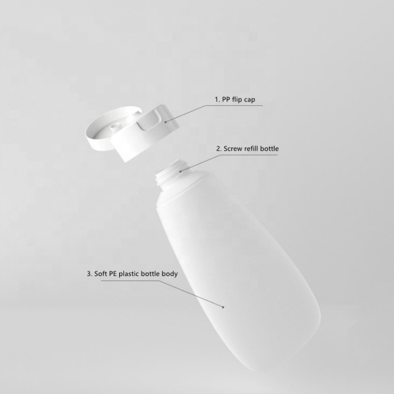 Travel Tube Supplier - 30ml-100ml PE Frosted Squeeze Bottle Skin Care Cosmetic Lotion Tube