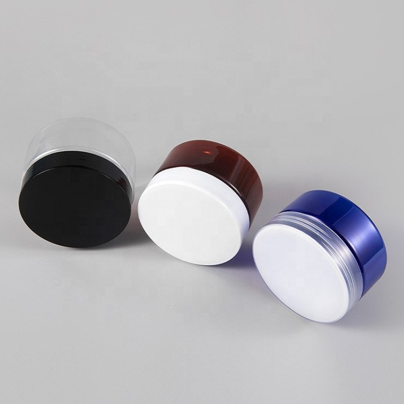 Cosmetic Cream Jar Manufacturer - 100g-150g 3oz-5oz PET Plastic Wide Mouth Beauty Container