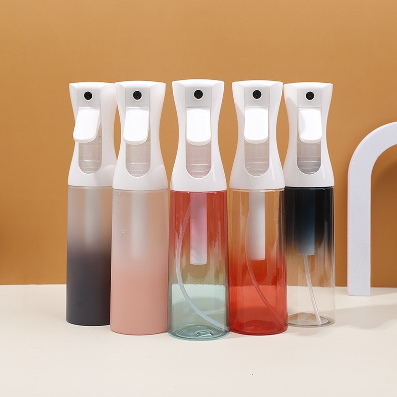 Continuous Spray Bottle Factory - 200ml 300ml Gradient Color Empty Plastic Bottle