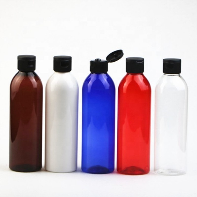 Flip Cap Bottle Supplier - 30ml 50ml 100ml White PET Transparent Cosmetic Packaging