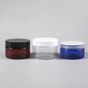 Cosmetic Cream Jar Manufacturer - 100g-150g 3oz-5oz PET Plastic Wide Mouth Beauty Container