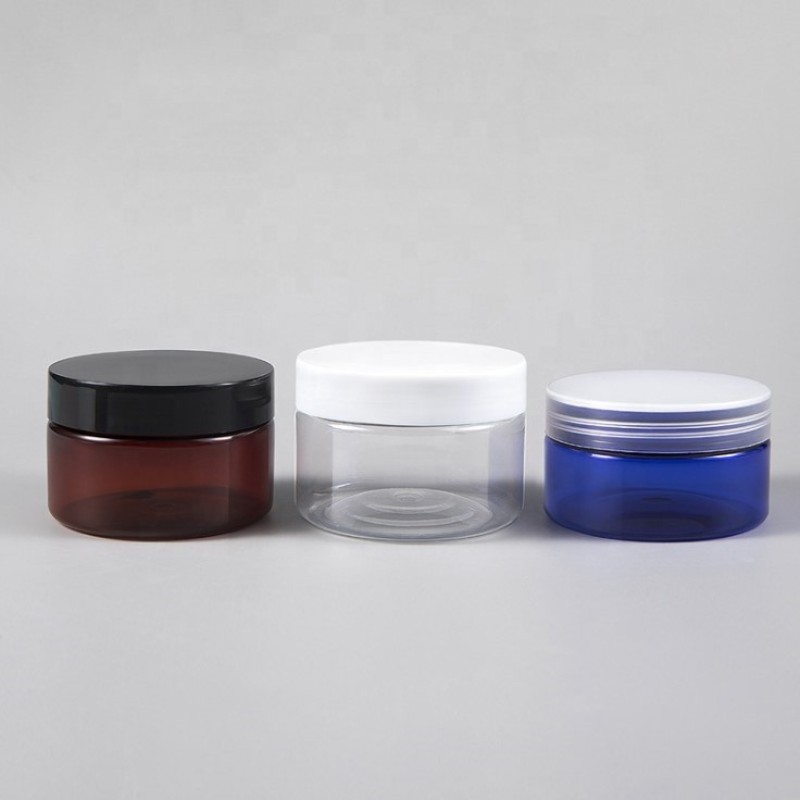 Cosmetic Cream Jar Manufacturer - 100g-150g 3oz-5oz PET Plastic Wide Mouth Beauty Container