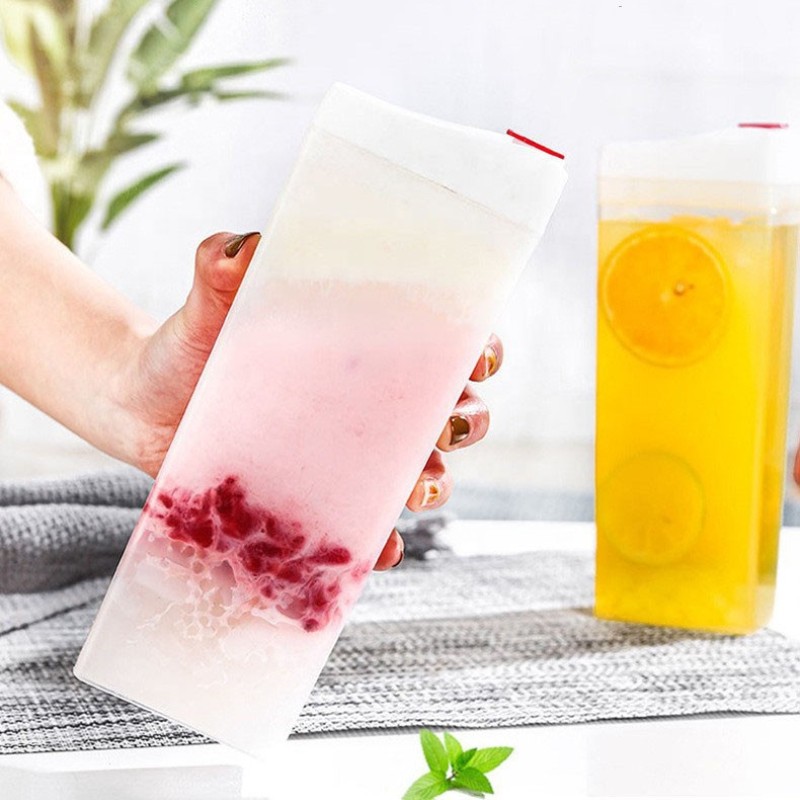 Round Juice Bottle Supplier - 300ml-500ml Clear Round Juice Drinking Plastic Water Bottle