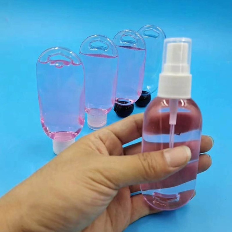 Keychain Spray Bottle Factory - 30ml 50ml 60ml 1oz 2oz Empty Plastic Bottle with Carabiner