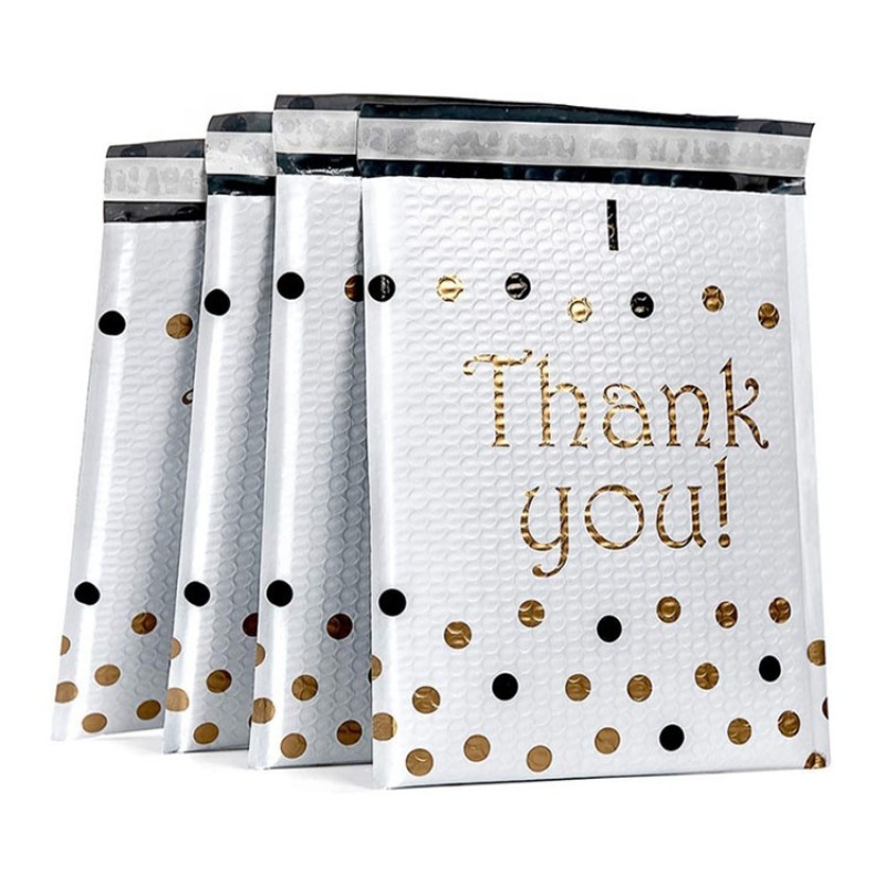 Matte Metallic Mailer Manufacturer - Custom Logo Matte Metallic Self Seal Waterproof Envelope