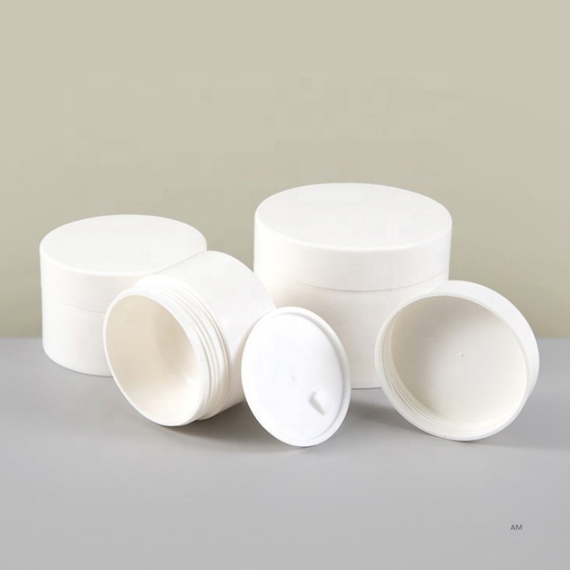Cosmetic Cream Jar Supplier - 30g-120g 1oz-4oz PP Plastic Double Wall Skin Care Container
