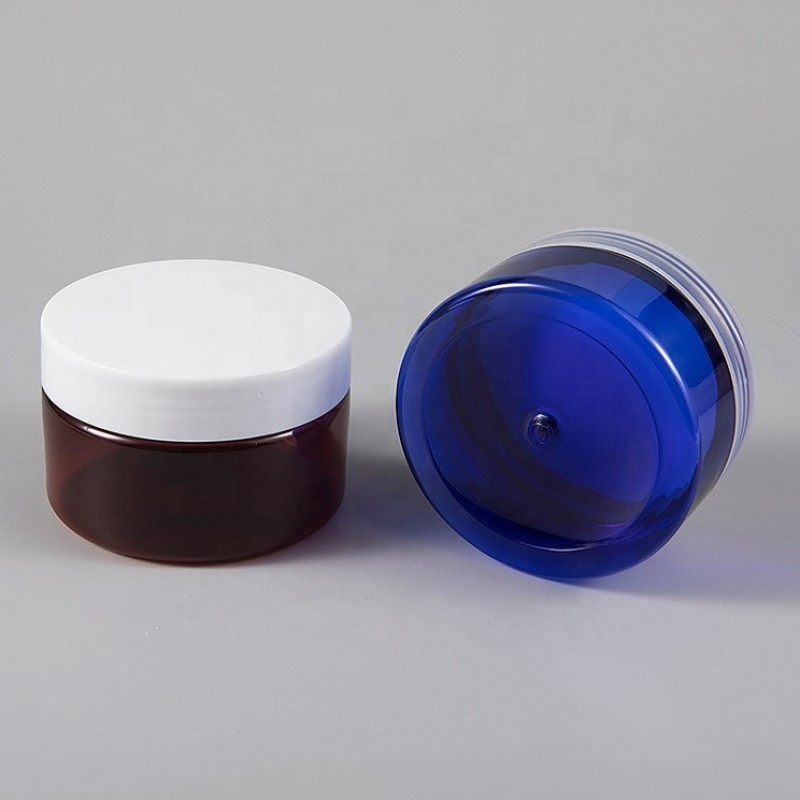 Cosmetic Cream Jar Manufacturer - 100g-150g 3oz-5oz PET Plastic Wide Mouth Beauty Container