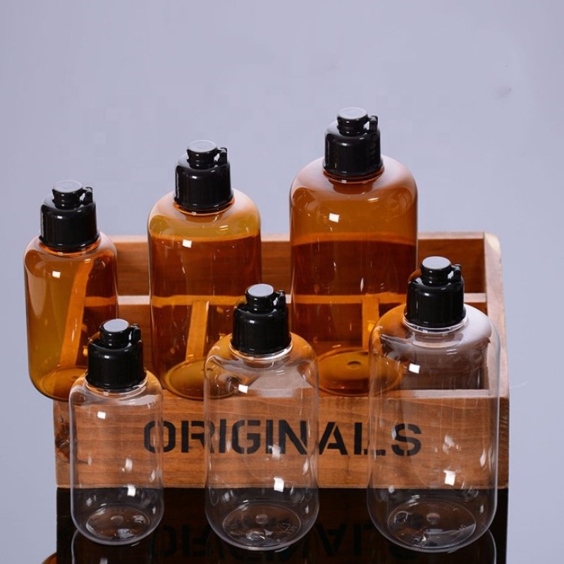 Hydrosol Bottle Supplier - 100ml-300ml BPA Free Clear Amber PET Plastic Skin Care Bottle