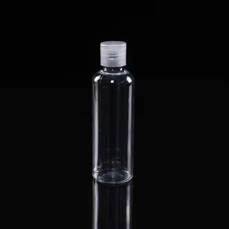 Flip Top Cap Bottle Supplier - 5ml-120ml PET Transparent Shampoo Bottle Cosmetic Packaging