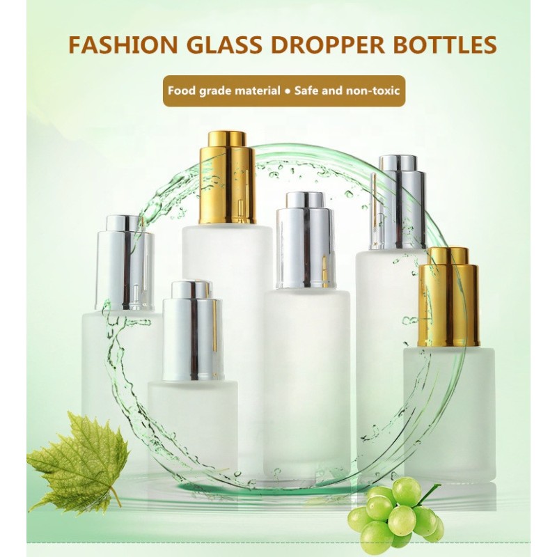 Serum Bottle Manufacturer - Luxury Skin Care Essential Oil Euro Dropper Skincare Packaging