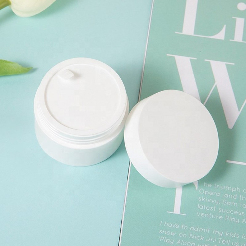 Face Cream Jar Supplier - 5g-50g White Black Blue Pink Round Cosmetic Packaging Scrub Jar