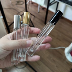 Refillable Spray Bottle Manufacturer - 10ml Heavy Wall Thick Bottom Cylinder Glass Bottle