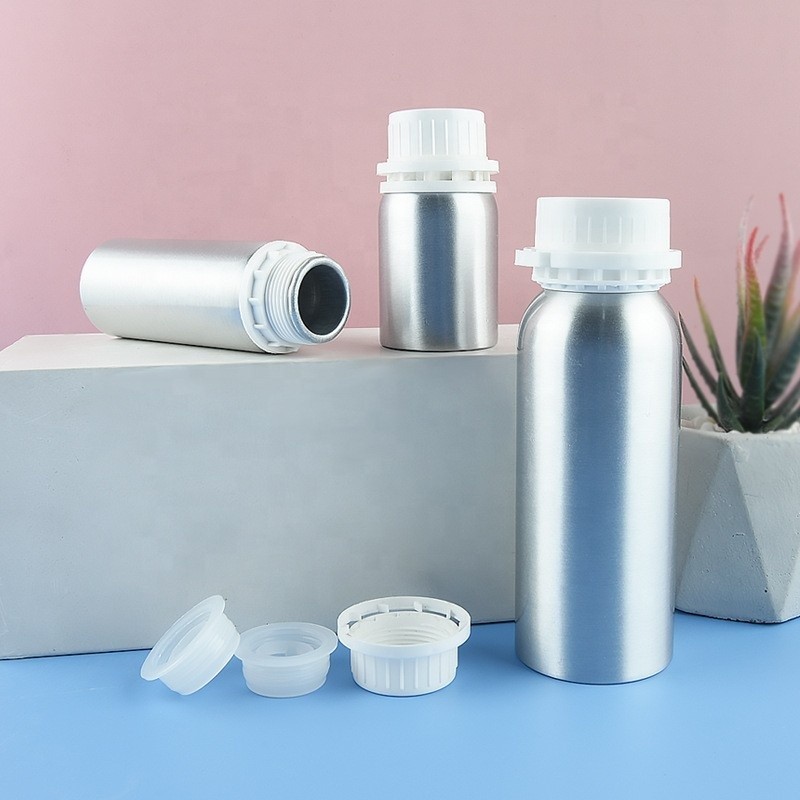 Essence Oil Bottle Factory - 100ml Factory Wholesale Empty Metal Cosmetic Skin Care Bottle