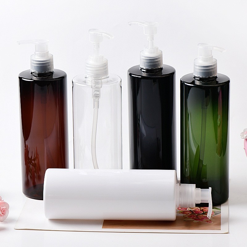 Lotion Pump Bottle Factory - 500ml 16oz PET Plastic Shower Gel Shampoo Body Lotion Container