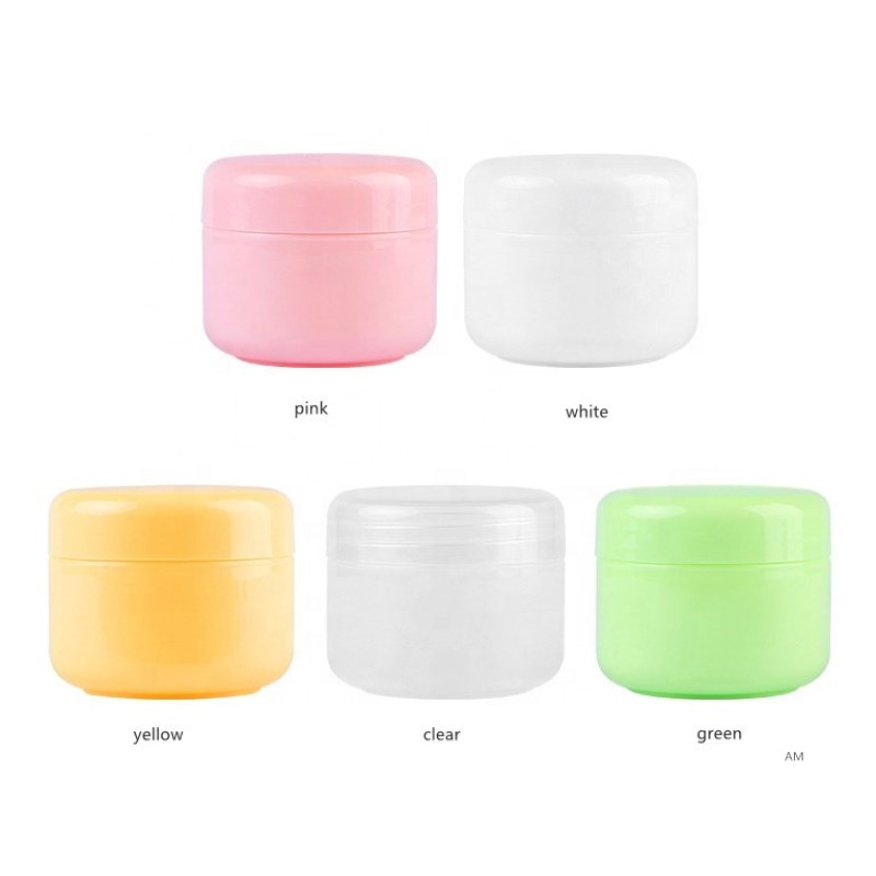Plastic Cosmetic Jar Manufacturer - 10g-250g Body Butter Cream Container Jar with Lid