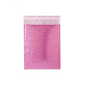 Holographic Bubble Mailer Factory - 1520cm+4cm Customized Holographic Laser Bubble Envelope