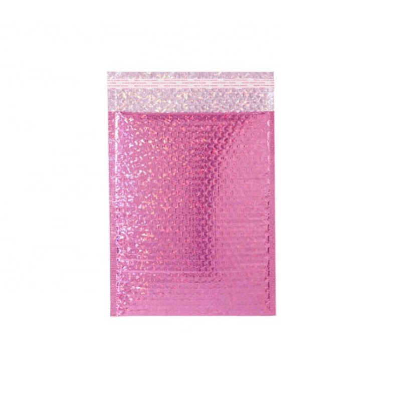 Holographic Bubble Mailer Factory - 1520cm+4cm Customized Holographic Laser Bubble Envelope