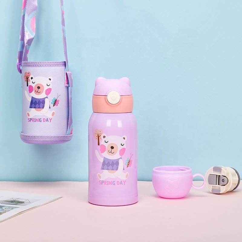 Smart Thermos Cup Manufacturer - Children Cartoon Sus316 Stainless Steel Electronic Temperature