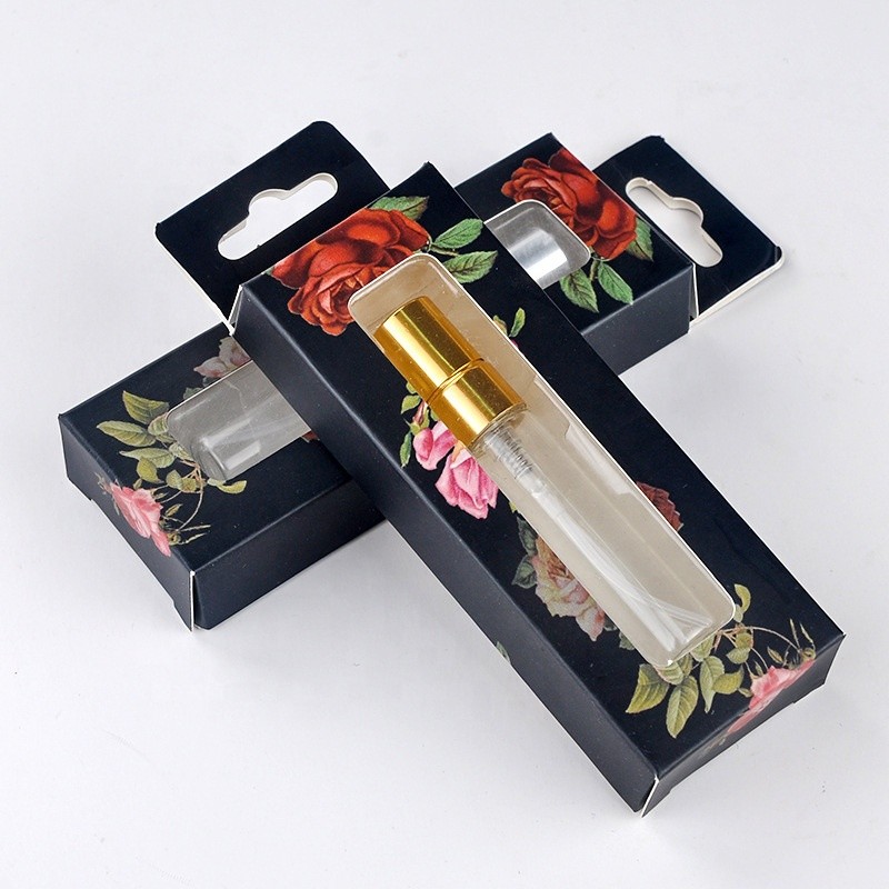 Perfume Bottle with Box Manufacturer - Customized Logo Color Paper Package 5ml 10ml Empty