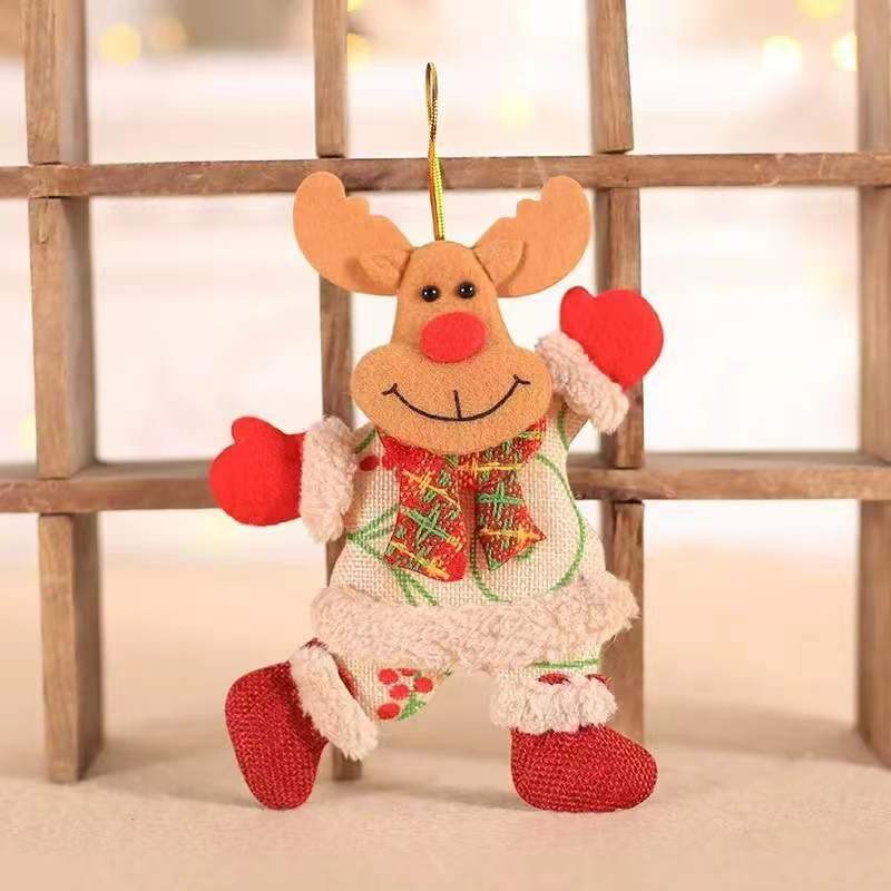 Christmas Ornaments Supplier - Merry Christmas Snowman Tree Toy Decoration Doll Hang Decor